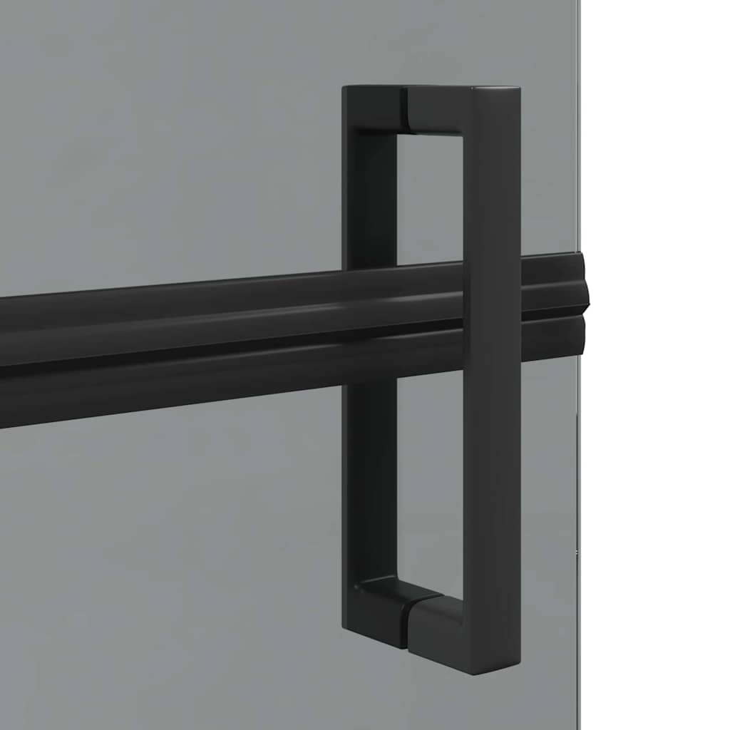 Τοίχος Walk-In Ντους Μαύρο 90 x 6.5 x 190 εκ. - Pakobazaar
