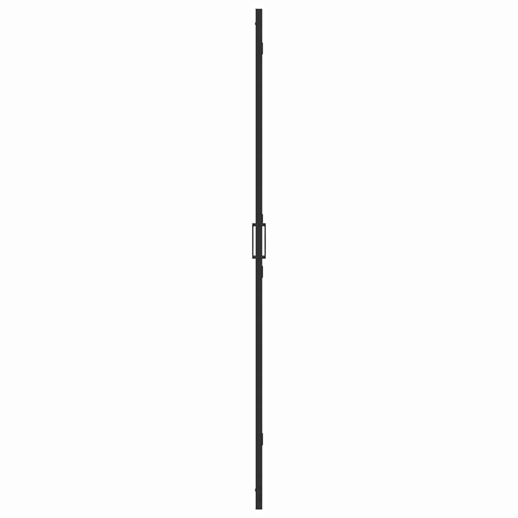 Τοίχος Walk-In Ντους Μαύρο 90 x 6.5 x 190 εκ. - Pakobazaar