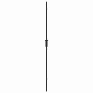 Τοίχος Walk-In Ντους Μαύρο 90 x 6.5 x 190 εκ. - Pakobazaar