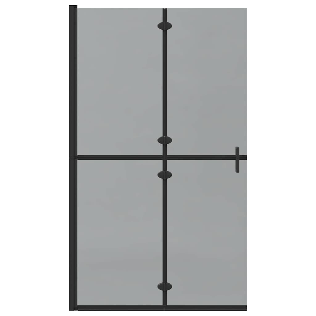 Τοίχος Walk-In Ντους Μαύρο 110 x 6,5 x 190 εκ. - Pakobazaar