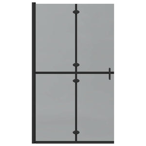 Τοίχος Walk-In Ντους Μαύρο 110 x 6,5 x 190 εκ. - Pakobazaar