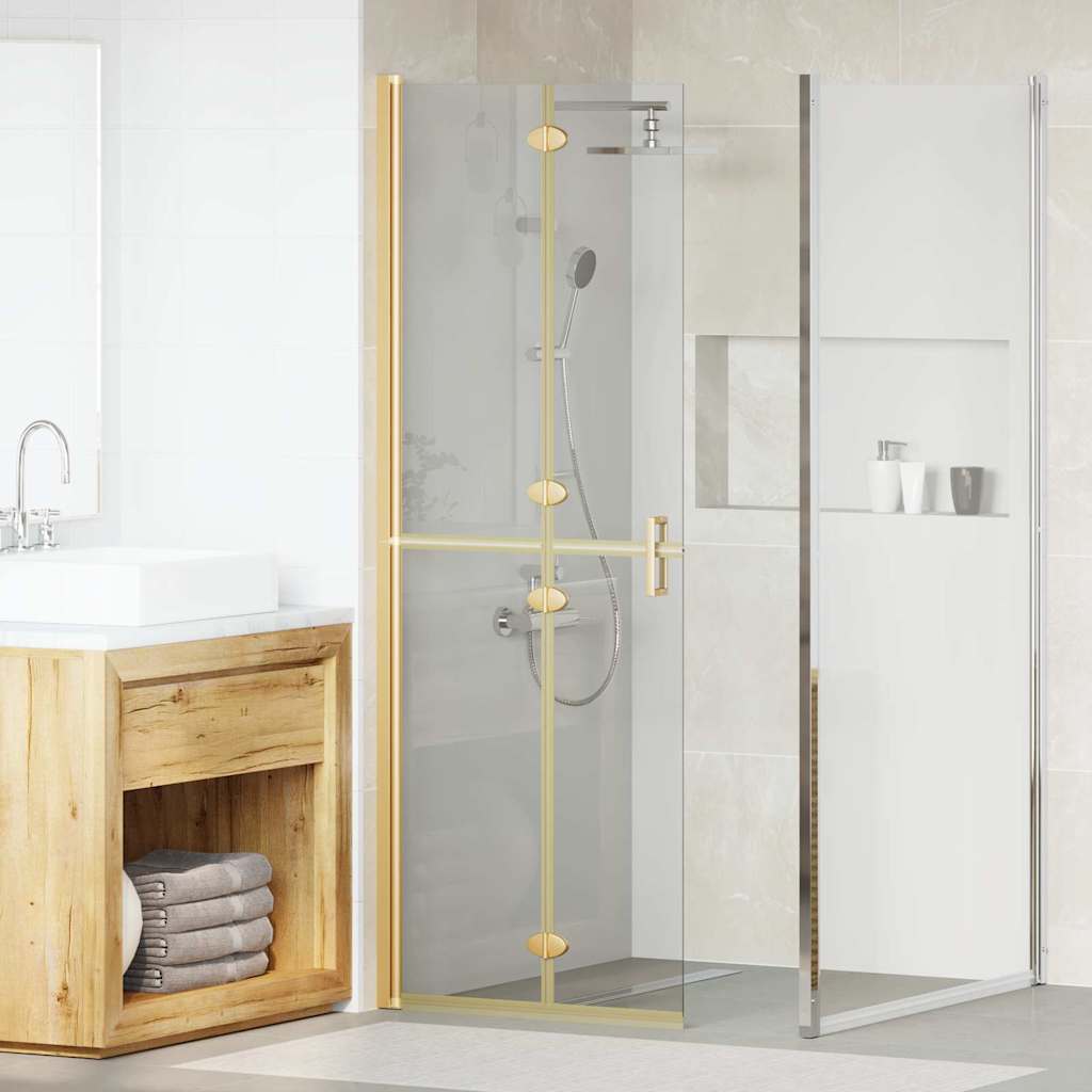 Τοίχος Walk-In Ντους Χρυσό 70 x 6,5 x 190 εκ.