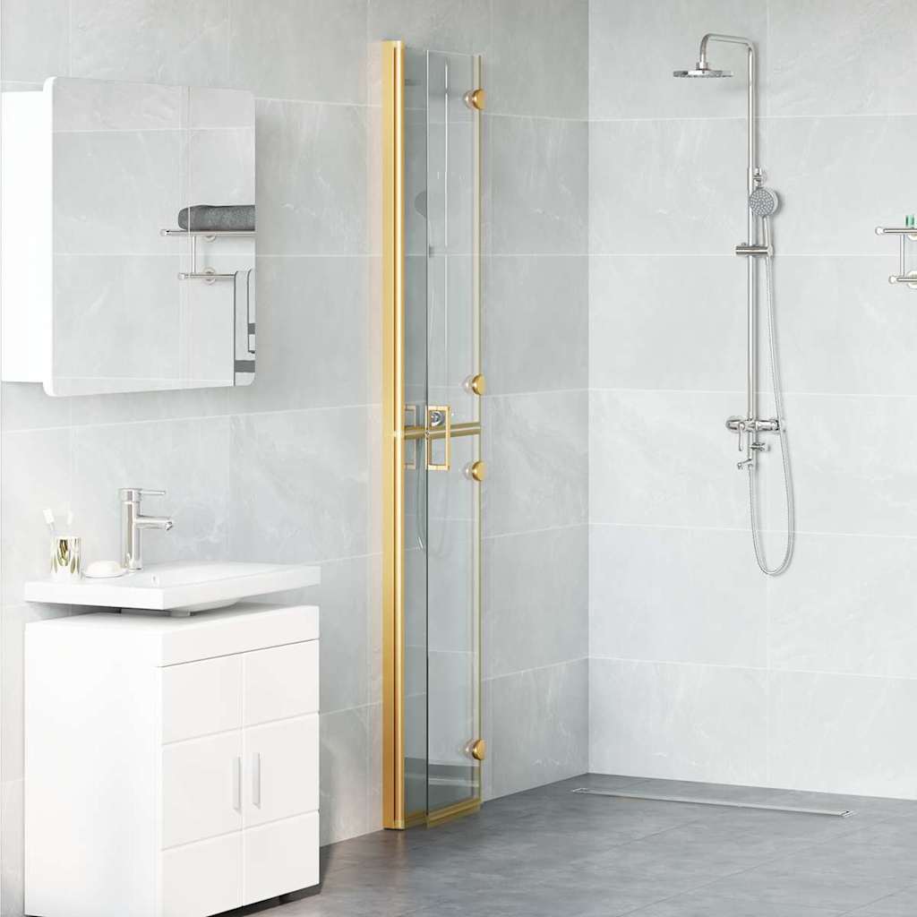 Τοίχος Walk-In Ντους Χρυσό 70 x 6,5 x 190 εκ.