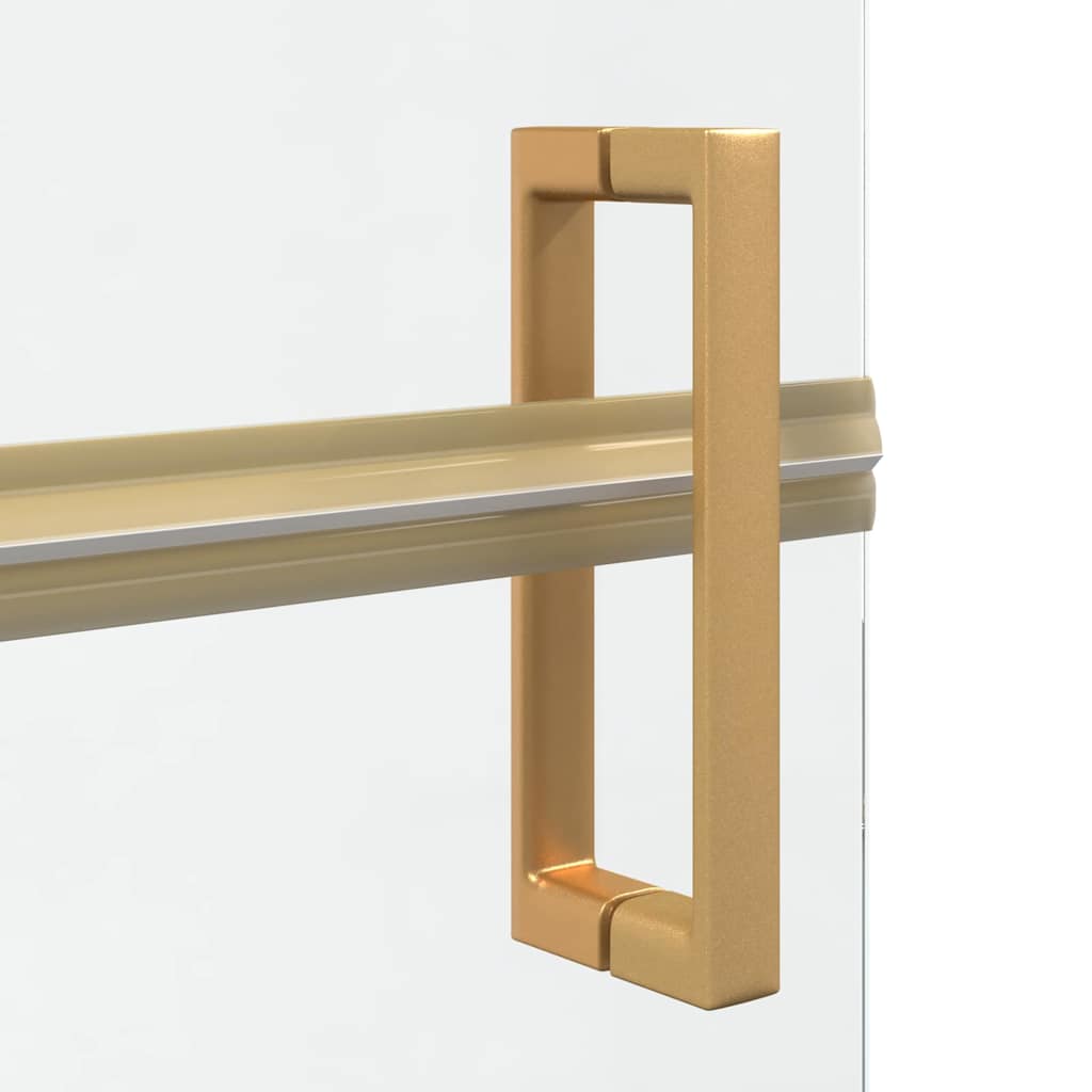 Τοίχος Walk-In Ντους Χρυσό 80 x 6,5 x 190 εκ. - Pakobazaar