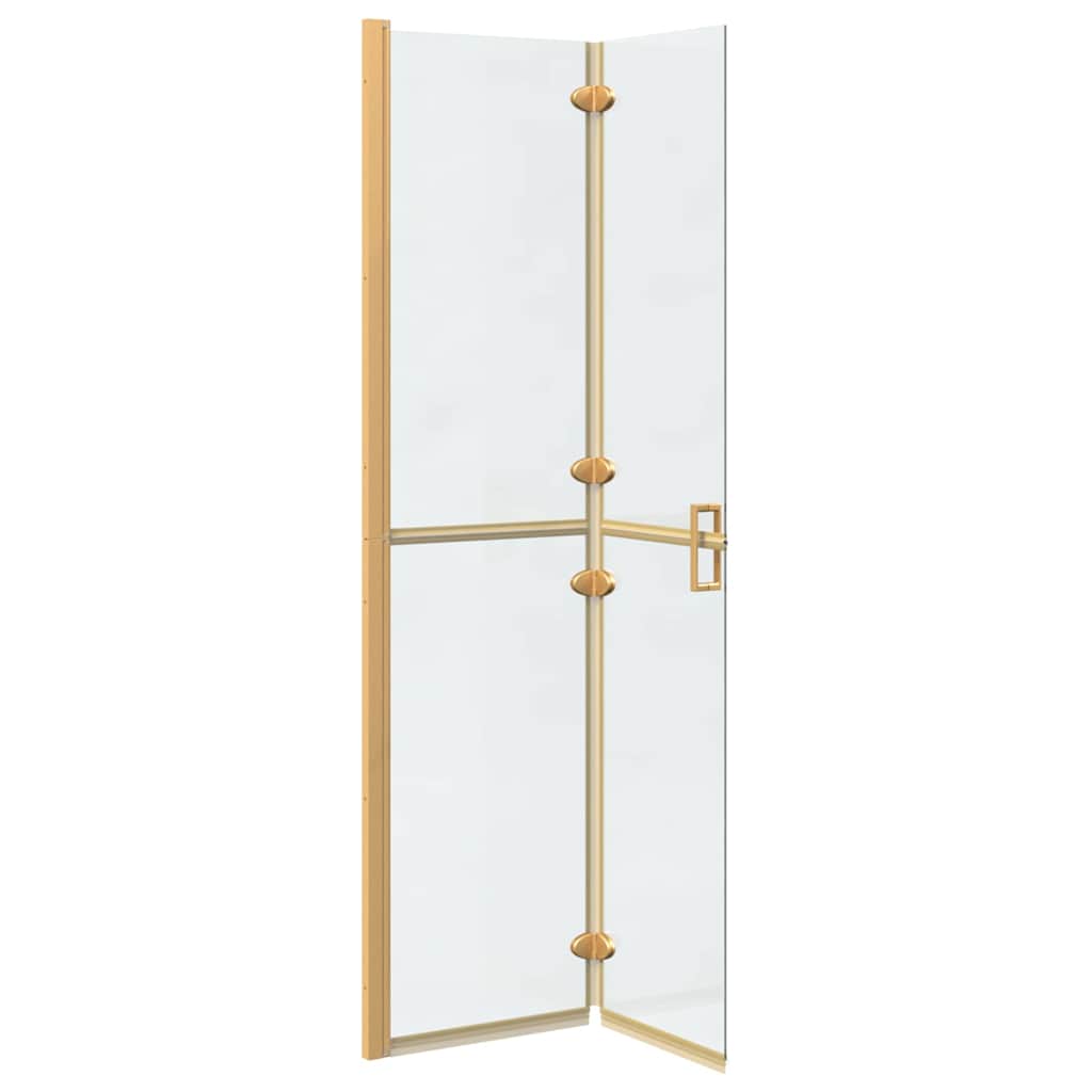 Τοίχος Walk-In Ντους Χρυσό 90 x 6.5 x 190 εκ. - Pakobazaar