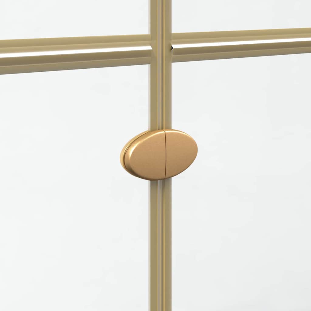 Τοίχος Walk-In Ντους Χρυσό 100 x 6,5 x 190 εκ. - Pakobazaar