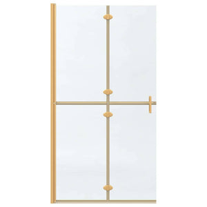 Τοίχος Walk-In Ντους Χρυσό 100 x 6,5 x 190 εκ. - Pakobazaar