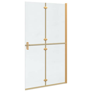 Τοίχος Walk-In Ντους Χρυσό 110 x 6,5 x 190 εκ. - Pakobazaar