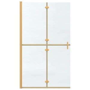 Τοίχος Walk-In Ντους Χρυσό 110 x 6,5 x 190 εκ. - Pakobazaar