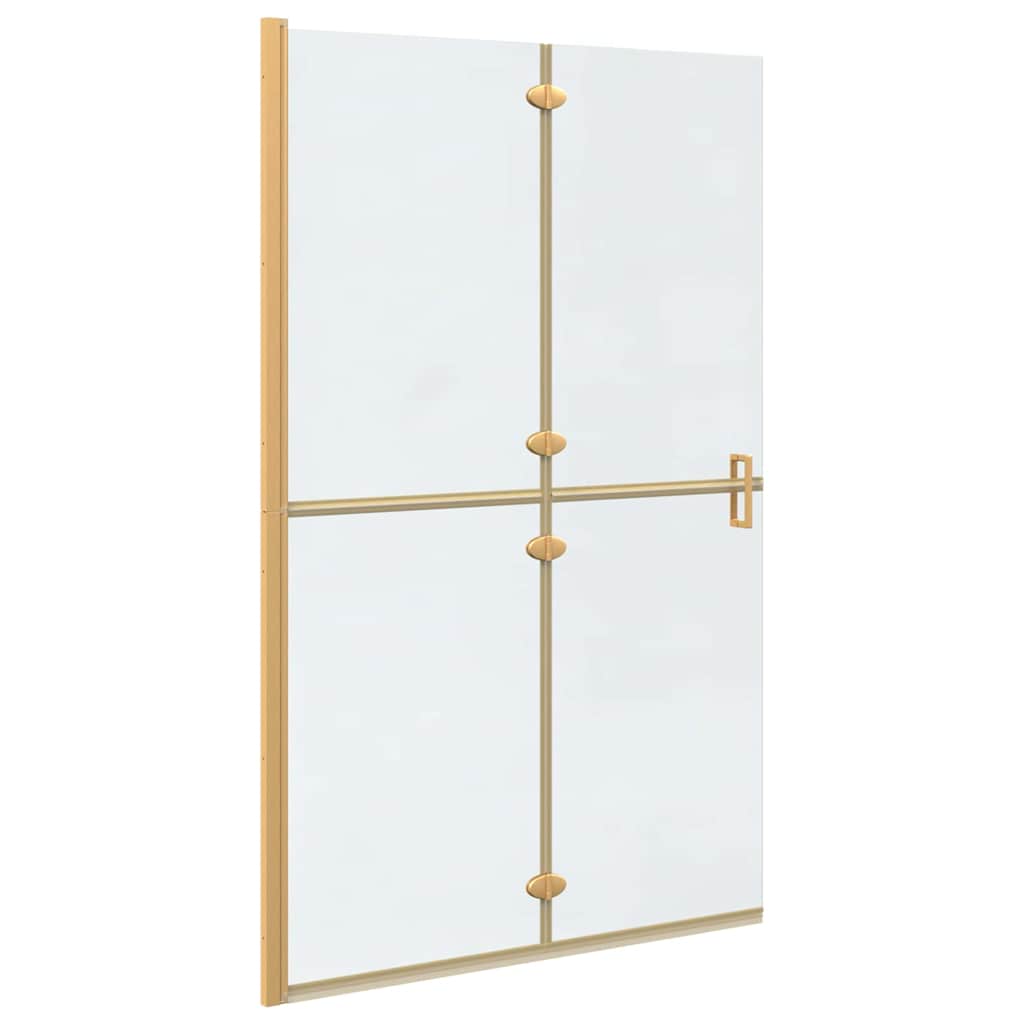 Τοίχος Walk-In Ντους Χρυσό 120 x 6,5 x 190 εκ.