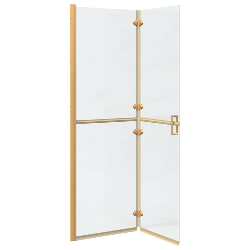 Τοίχος Walk-In Ντους Χρυσό 120 x 6,5 x 190 εκ.