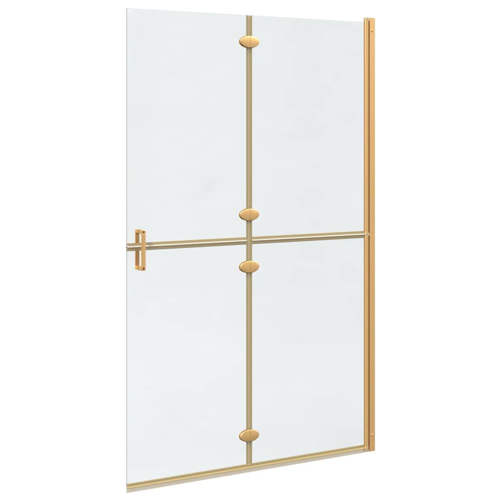Τοίχος Walk-In Ντους Χρυσό 120 x 6,5 x 190 εκ.