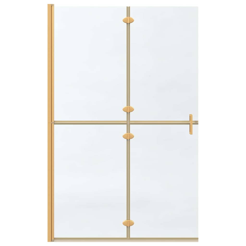 Τοίχος Walk-In Ντους Χρυσό 120 x 6,5 x 190 εκ.