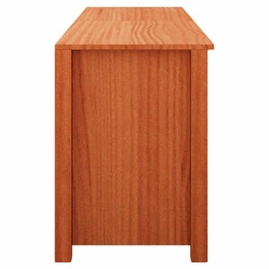 Πάγκος για παπούτσια με ράφι Κερωτό καφέ 160 x 36,5 x 50 εκ.