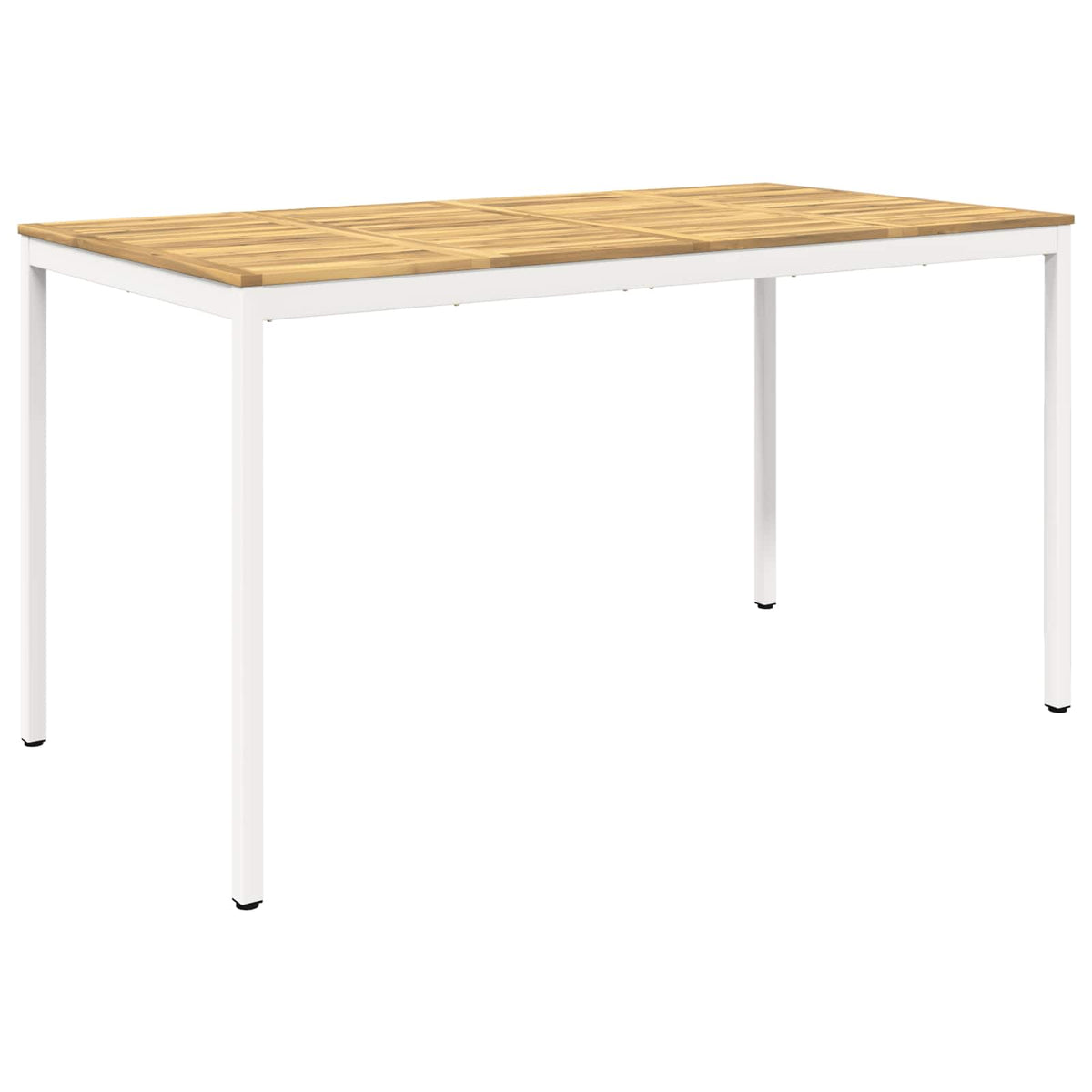 Τραπέζι μπαρ κήπου Λευκό 196 x 100,5 x 105 εκ - Pakobazaar