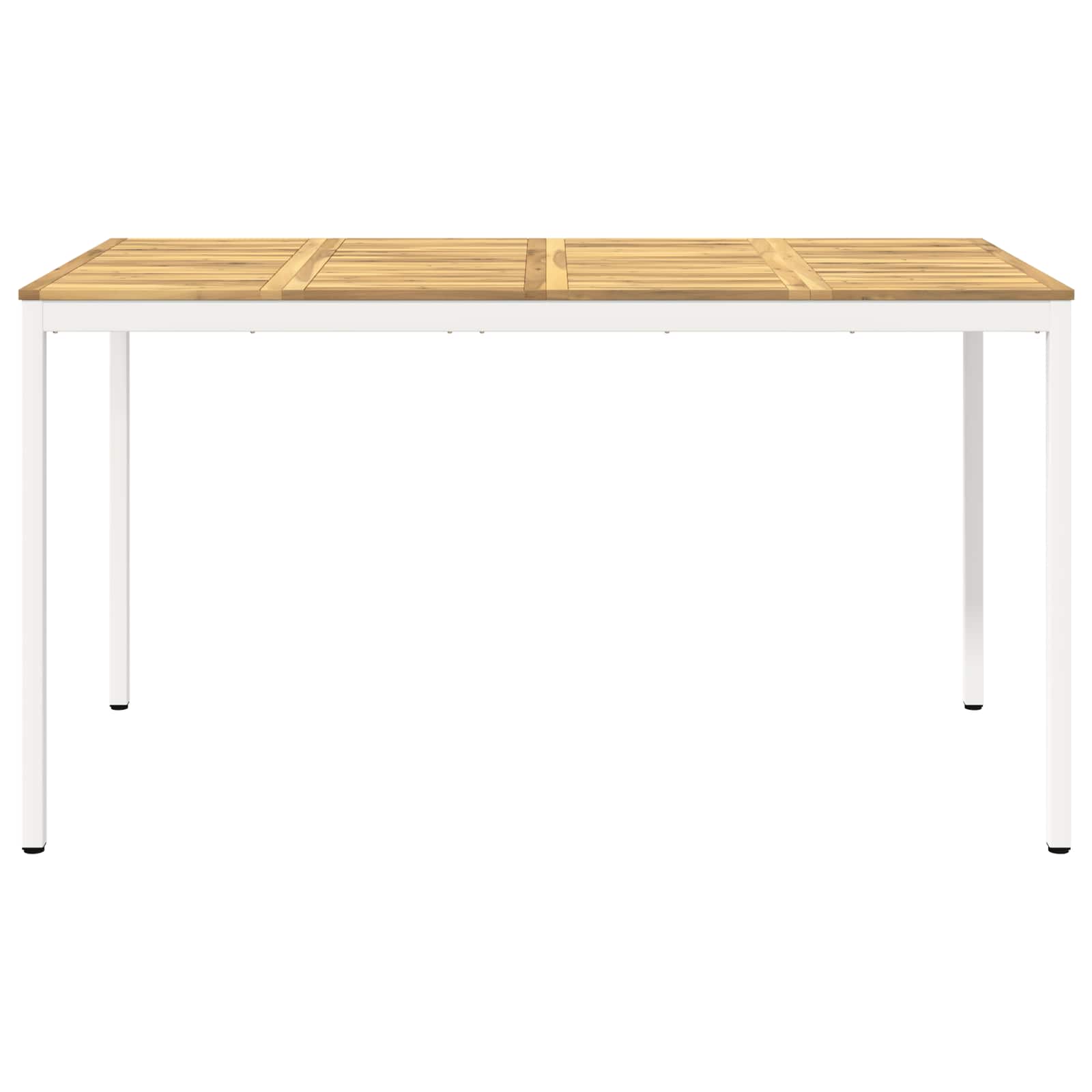 Τραπέζι μπαρ κήπου Λευκό 196 x 100,5 x 105 εκ - Pakobazaar