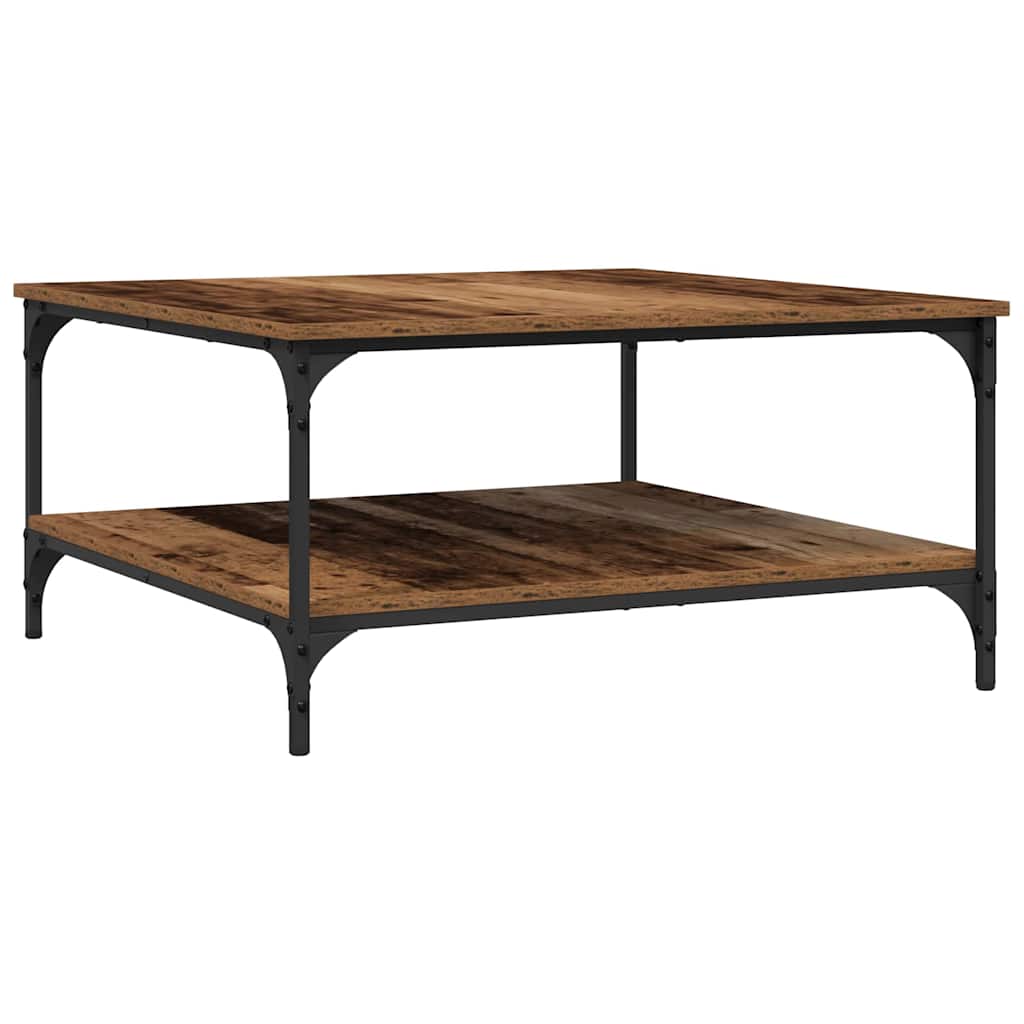 Τραπεζάκι σαλονιού Παλαιό ξύλο 80 x 80 x 40 cm