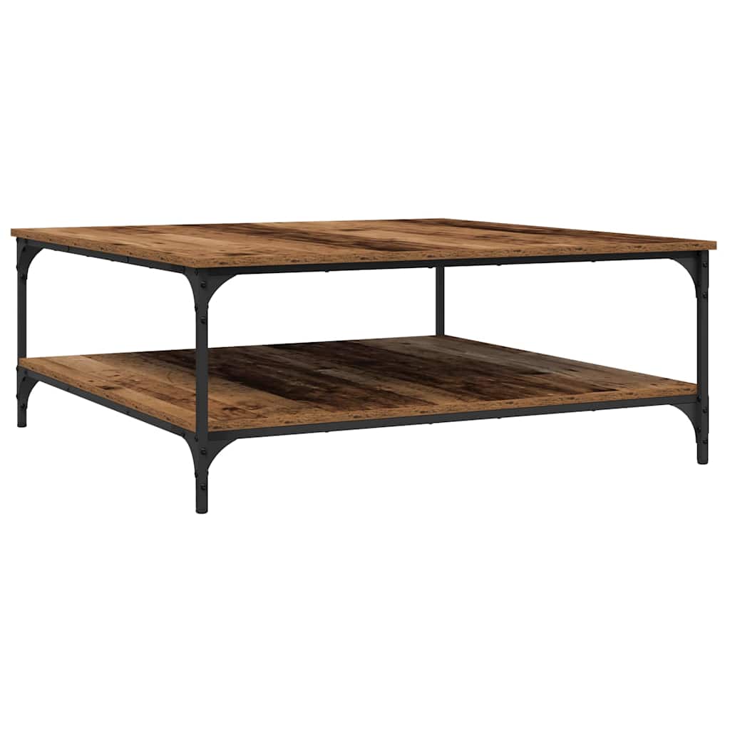 Τραπεζάκι σαλονιού Παλαιό ξύλο 100 x 100 x 40 cm - Pakobazaar