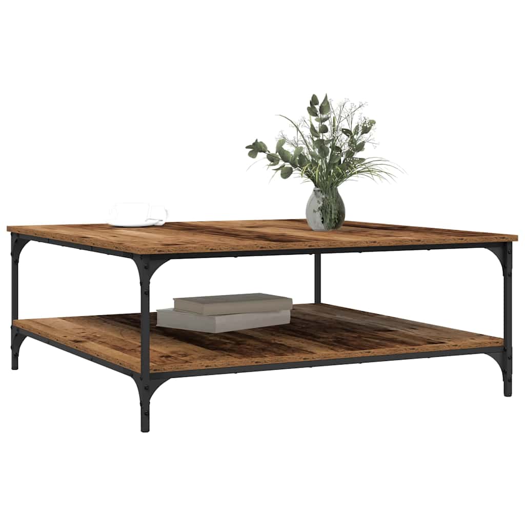 Τραπεζάκι σαλονιού Παλαιό ξύλο 100 x 100 x 40 cm - Pakobazaar