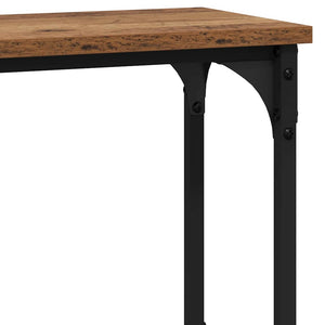 Τραπέζι κονσόλας Παλαιό ξύλο 100 x 22,5 x 75 εκ