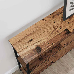 Τραπέζι κονσόλας Παλαιό ξύλο 100 x 22,5 x 75 εκ