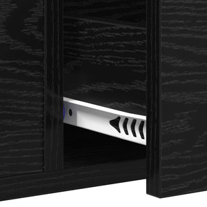 Τραπέζι κονσόλας Άλλο Μαύρη δρυς 100 x 34.5 x 75 εκ. - Pakobazaar