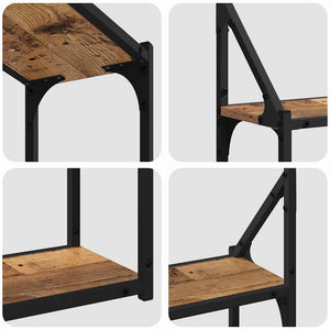 Ράφι Τοίχου Παλαιό ξύλο 60 x 21 x 51 cm Επεξεργασμένο ξύλο - Pakobazaar
