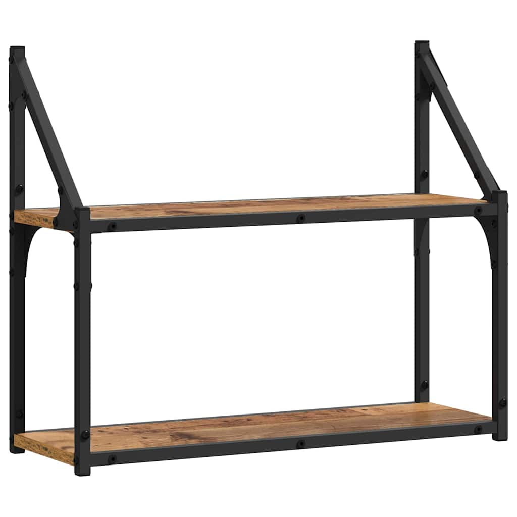 Ράφι Τοίχου Παλαιό ξύλο 60 x 21 x 51 cm Επεξεργασμένο ξύλο - Pakobazaar