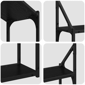 Ράφι Τοίχου Μαύρη δρυς 60 x 21 x 51 cm Επεξεργασμένο ξύλο - Pakobazaar