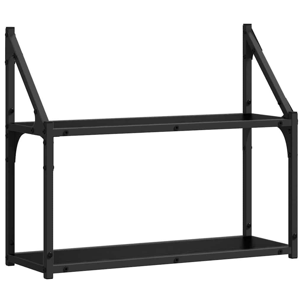 Ράφι Τοίχου Μαύρη δρυς 60 x 21 x 51 cm Επεξεργασμένο ξύλο - Pakobazaar