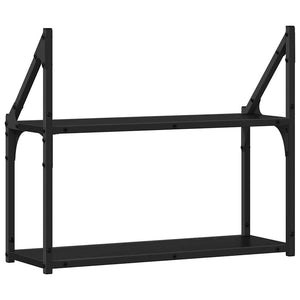 Ράφι Τοίχου Μαύρη δρυς 60 x 21 x 51 cm Επεξεργασμένο ξύλο - Pakobazaar