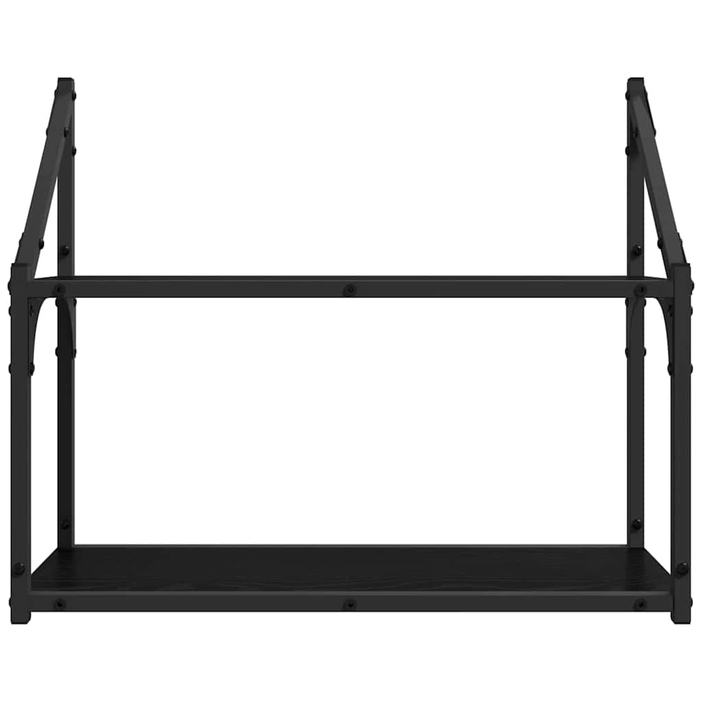 Ράφι Τοίχου Μαύρη δρυς 60 x 21 x 51 cm Επεξεργασμένο ξύλο - Pakobazaar