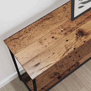 Τραπέζι κονσόλας Παλαιό ξύλο 101 x 30.5 x 75 εκ