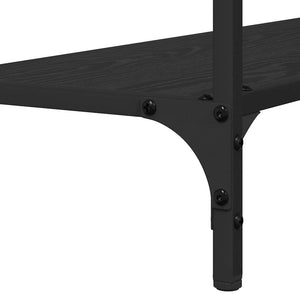 Τραπέζι κονσόλας Μαύρη δρυς 75 x 30.5 x 75 εκ