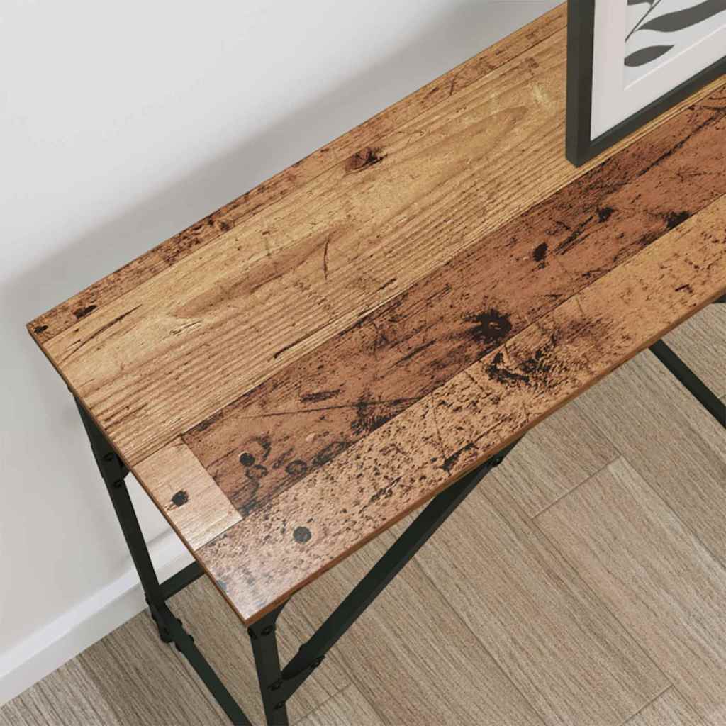 Τραπέζι κονσόλας Παλιό Ξύλο 140 x 29 x 75 εκ Επεξεργασμένο Ξύλο - Pakobazaar