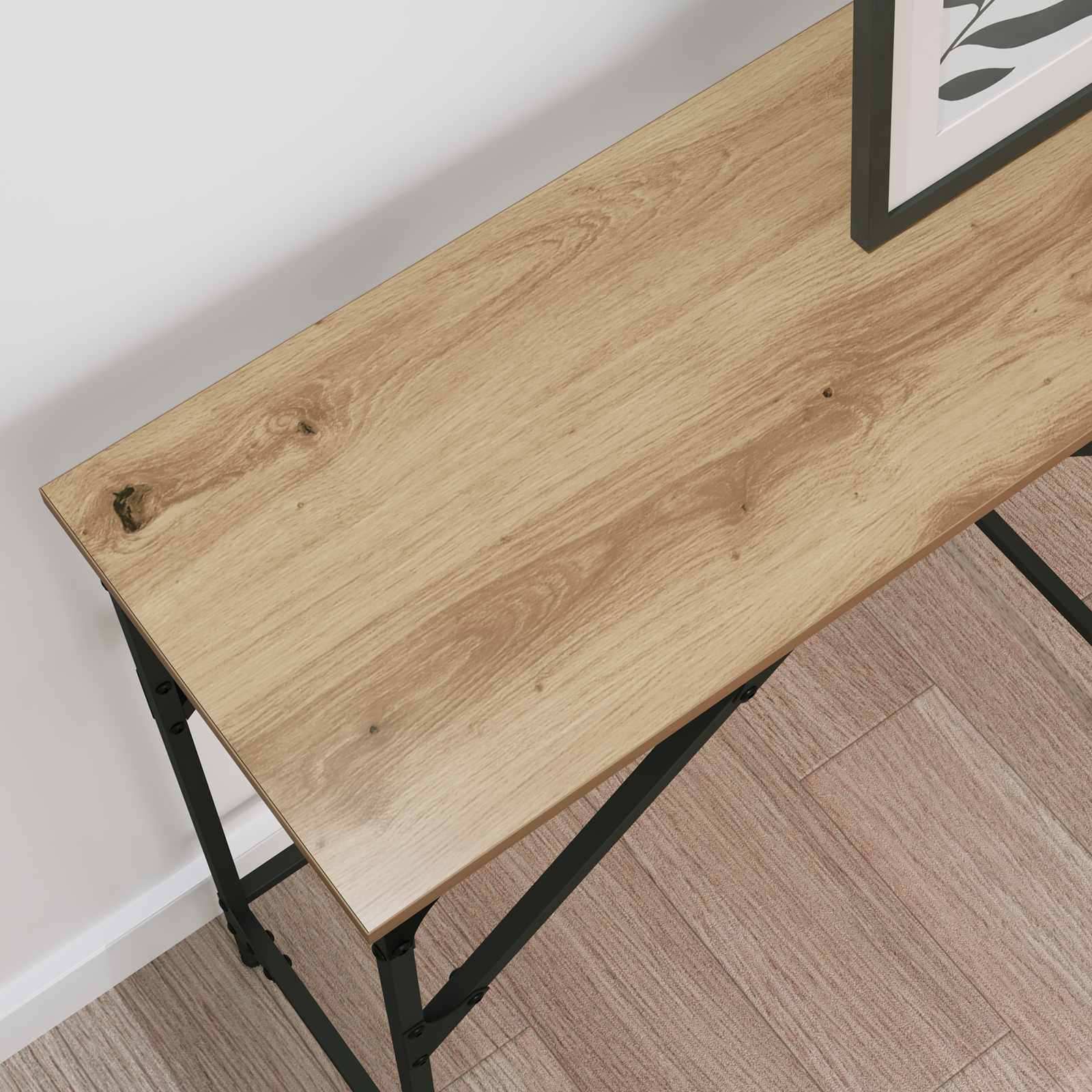 Τραπέζι κονσόλας artisan δρυς 140 x 29 x 75 εκ - Pakobazaar