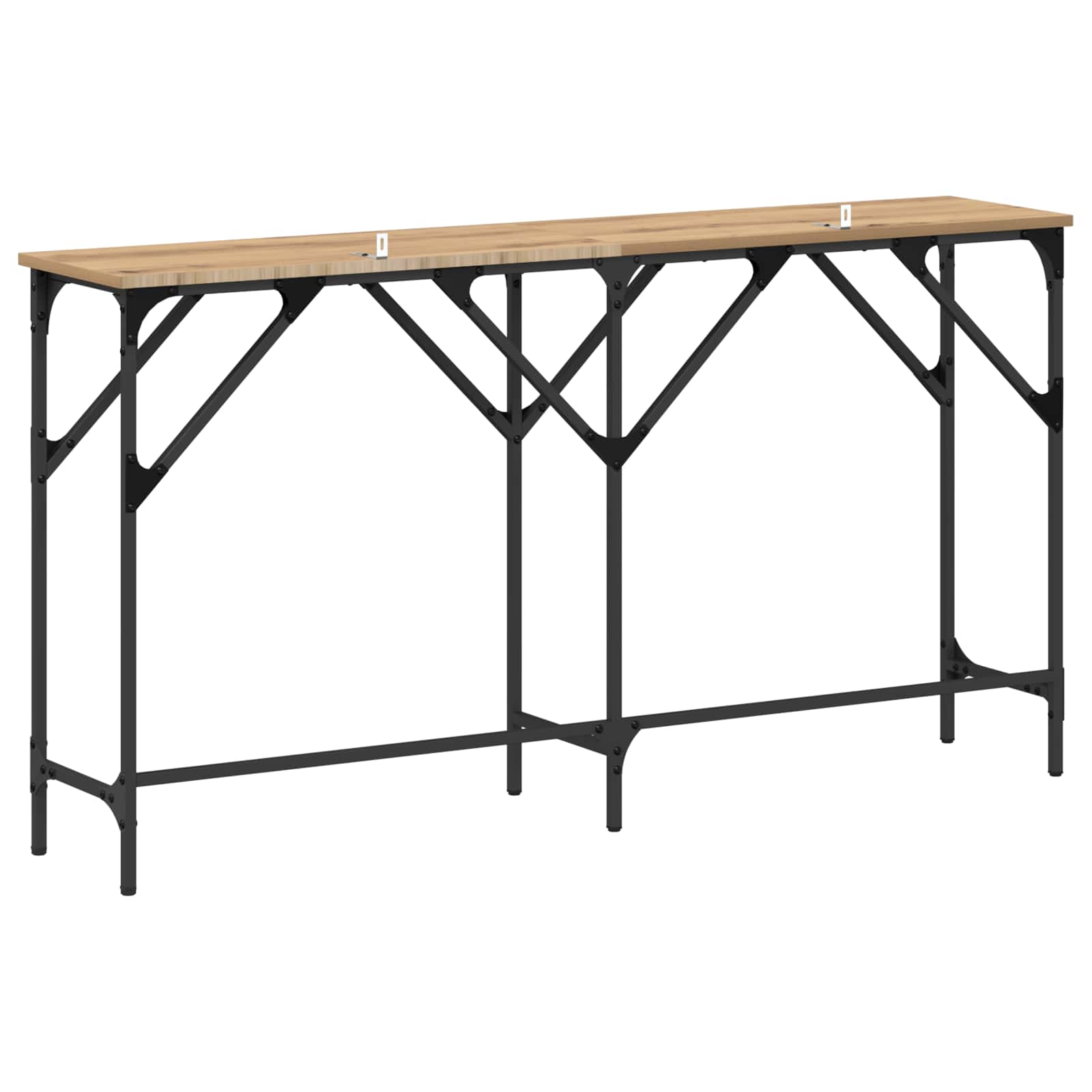 Τραπέζι κονσόλας artisan δρυς 140 x 29 x 75 εκ - Pakobazaar