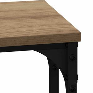 Φωτιστικό Τραπεζάκι 3 pcs artisan δρυς Επεξεργασμένο ξύλο - Pakobazaar