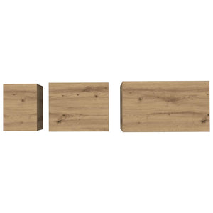 Τραπεζάκι σαλονιού 3 τμχ. Artisan Oak 60 x 35 x 56 εκ.
