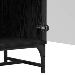 Πλαϊνό γραφείο Μαύρη Οξυά 35 x 37 x 117 εκ. - Pakobazaar