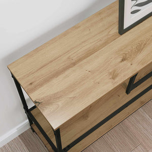 Τραπέζι κονσόλας με ράφι Artisan Oak 100 x 30 x 75 εκ - Pakobazaar