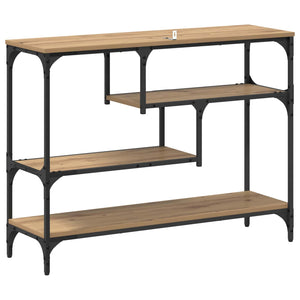 Τραπέζι κονσόλας με ράφι Artisan Oak 100 x 30 x 75 εκ - Pakobazaar