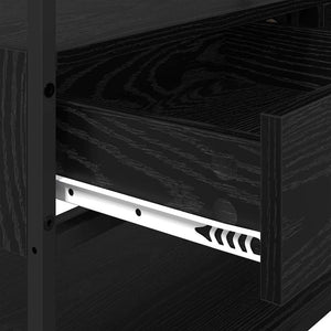 Ντουλάπι Μαύρη δρυς 89 x 39 x 184.5 εκ. Επεξεργασμένο ξύλο - Pakobazaar
