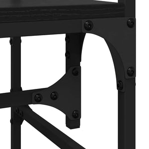 Ντουλάπι Μαύρη δρυς 89 x 39 x 184.5 εκ. Επεξεργασμένο ξύλο - Pakobazaar