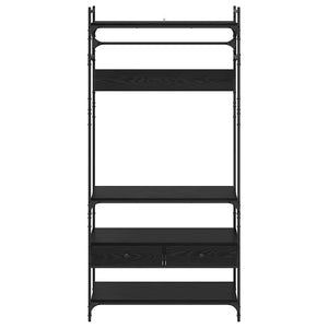 Ντουλάπι Μαύρη δρυς 89 x 39 x 184.5 εκ. Επεξεργασμένο ξύλο - Pakobazaar