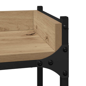 Ράφια πλυντηρίου ρούχων με ράφι Artisan Oak 67 x 25 x 163 εκ. - Pakobazaar