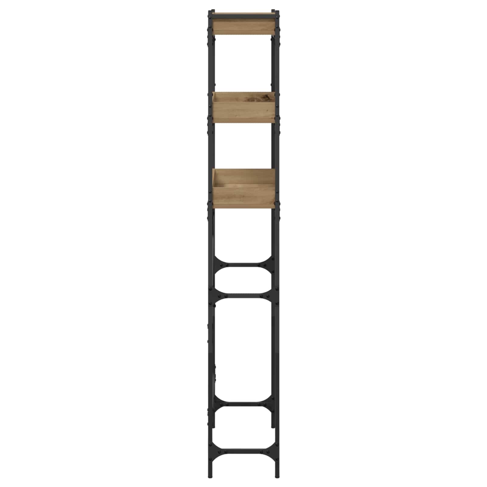 Ράφια πλυντηρίου ρούχων με ράφι Artisan Oak 67 x 25 x 163 εκ. - Pakobazaar