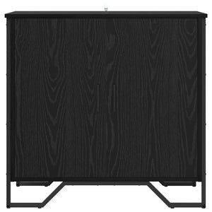 Πλαϊνό γραφείο Μαύρη Οξυά 78 x 35 x 74.5 εκ.