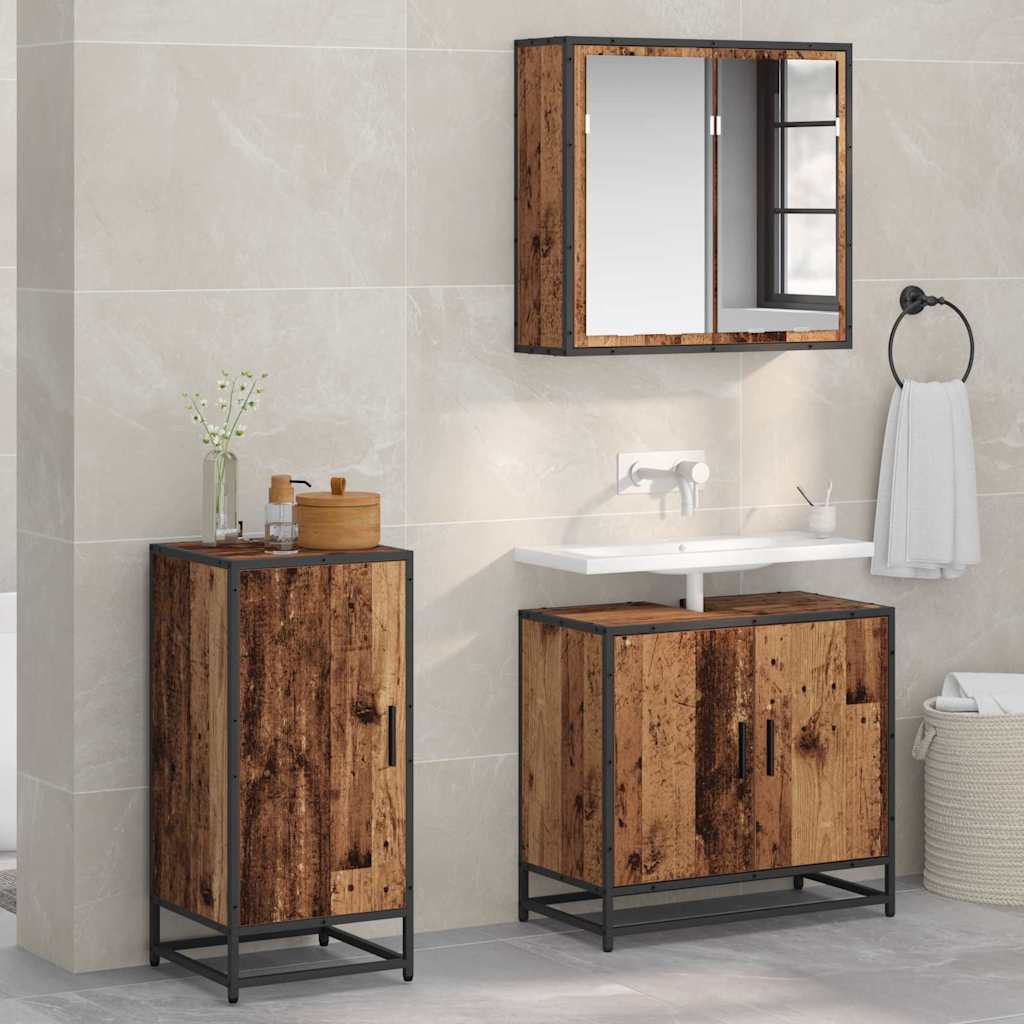 Πλαϊνό γραφείο Παλιό ξύλο 35,5 x 35 x 76 εκ