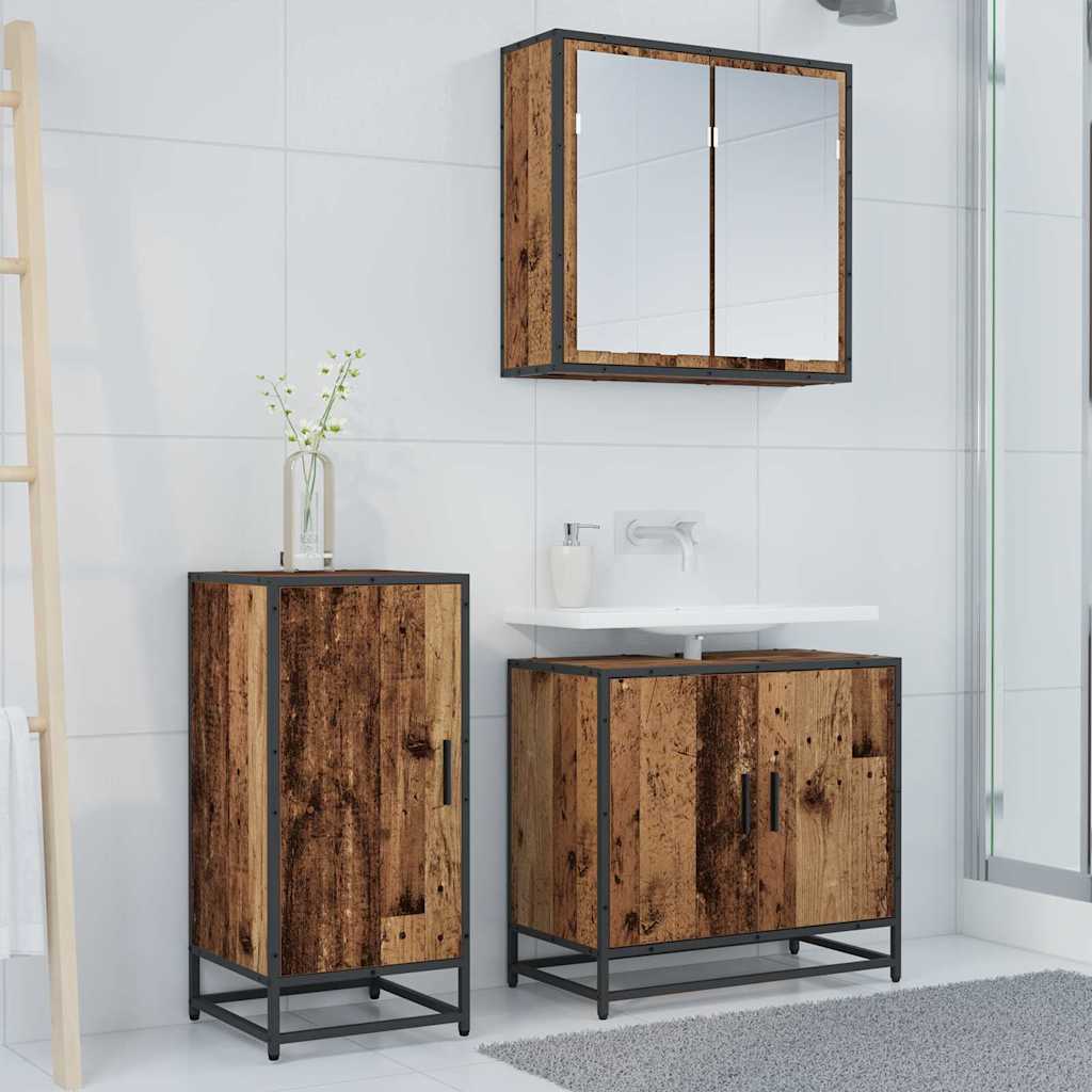 Πλαϊνό γραφείο Παλιό ξύλο 35,5 x 35 x 76 εκ